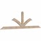 Ekena Millwork Richland Smooth Timber Gable Bracket, Douglas Fir, 84"W x 24"H x 1 1/2"D x 3 1/2"F, 7/12 Pitch GBW084X24X0204RIC00SDF - alternate 3